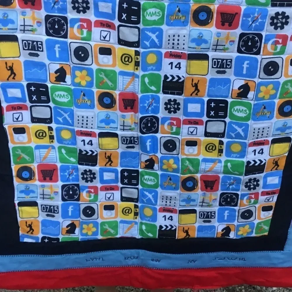 Quilt of the Week!  NWT. Hand Crafted App Quilt
